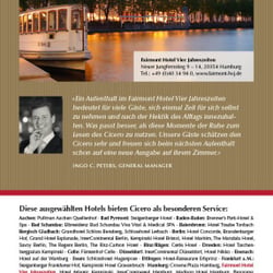 Anzeige für Cicero Hotels