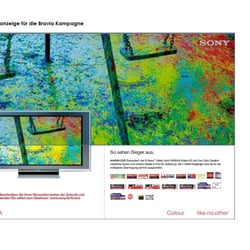 Sony Bravia Anzeige