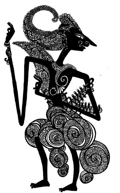 Wayang Schattenfigur