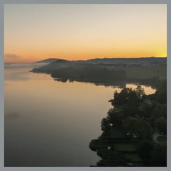 Drohnenaufnahme – See