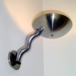 Designer Wandlampe „The Silverbowl“