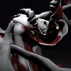 Aisha ohne Farben Render