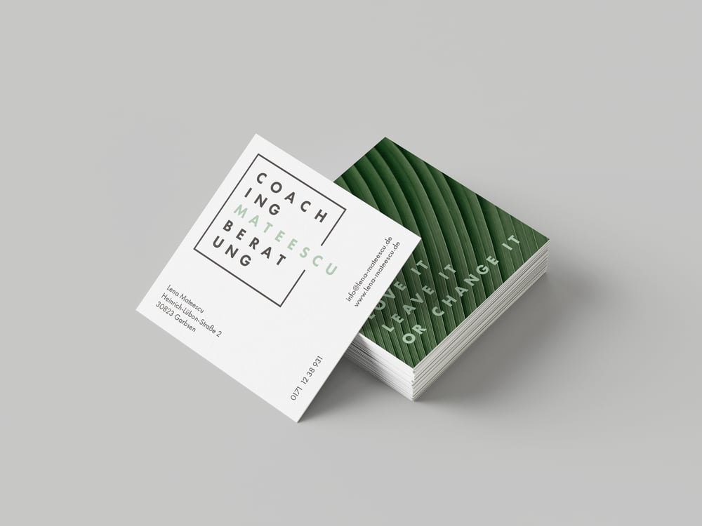 Logo- und Corporate Design Lena Mateescu