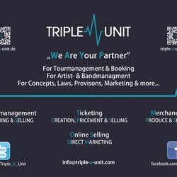 Flyer für Triple A Unit Englische Version