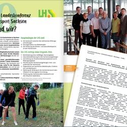 30 Jahre Hochschulsport (LHS) verbindet – Doppelseitseiten