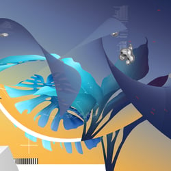 „Next Reality“, Work in Progress, digital collage/ 2018