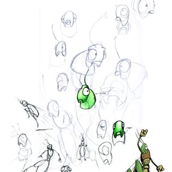 grashüpfer-character design