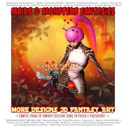 3D Artwork in Poser & Photoshop erstellt
