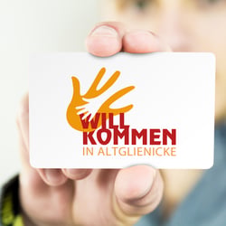 Logodesign für ein Unternehmen aus der Flüchtlingshilfe