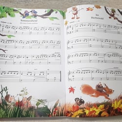 Seite aus dem Notenbuch