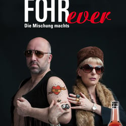 Werbung für FOHR, ein Mischgetränk aus Wein und Bier