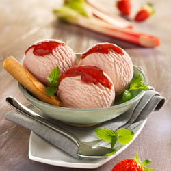 Rhabarber-Joghurt-Eis