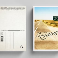 Umschlag-Gestaltung „Greetings from“, collection of travel stories, Rippple books