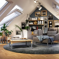 Dachboden Leseecke 00011 neu rechts für Text heller