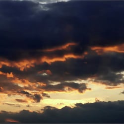 der Abendhimmel