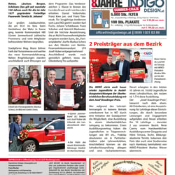 Innenseite Regionalmagazin inkl. Inseratbearbeitung