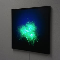 LED Panel Laserbild „Photonic Nebula I“