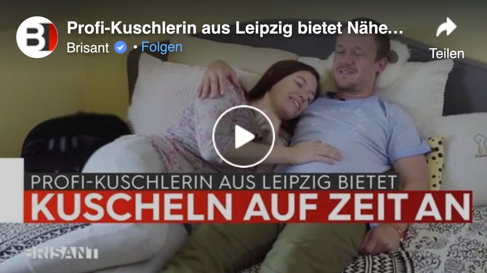 Brisant – Profi-Kuschlerin aus Leipzig bietet Nähe auf Zeit an