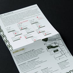 Außenseite Programmfaltblatt