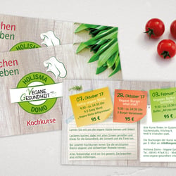 Folder für vegane Gesundheit