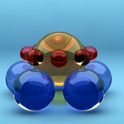 Glasobjekt2 3D Illustration