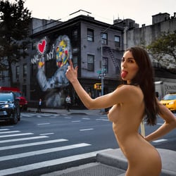 Nude in Public of New York