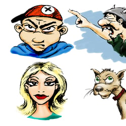 Sample colored drawings