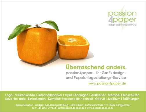 Imageanzeige: Eigenwerbung/Akquise
