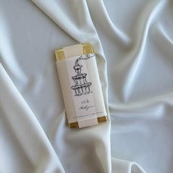 Chocolatebar-Banderole als Dankeskarte – Hochzeitspapeterie