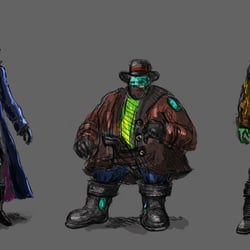 Character Design Rough Sketches G-4050