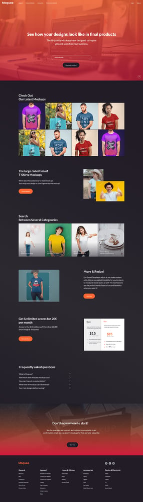 Landing page
