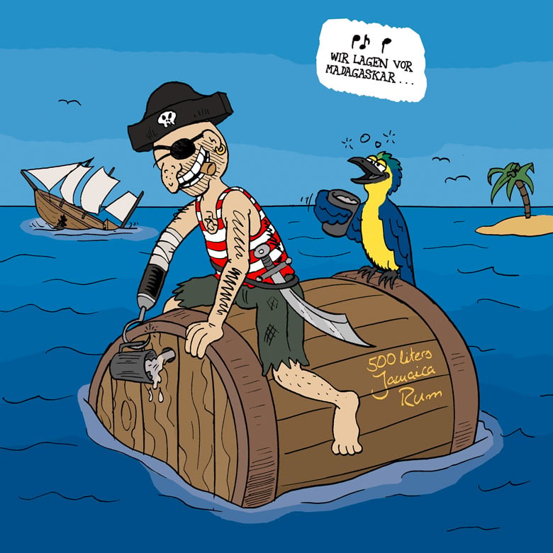 Piraten-Illustration