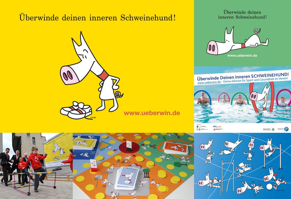 Leitfigur/Character-Design / Kunde: Landessportbund Nordrhein-Westfalen, Duisburg