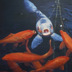 Goldfische – Acryl