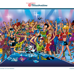 19 = Ballermann Hits / Universal / CD Cover Illustration