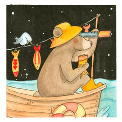 Bär auf Reise