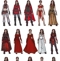 Fantasy-Kleidungsdesign