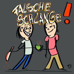 Im Job geht es über her „Falsche Schlange“