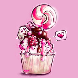 Pink Muffin