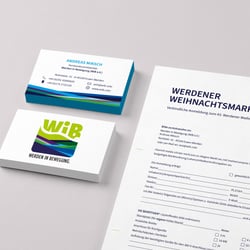 Logoentwicklung und Geschäftsausstattung WiB