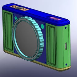 CAD Kamera Ansicht Vorne