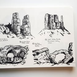 Felsen Studien