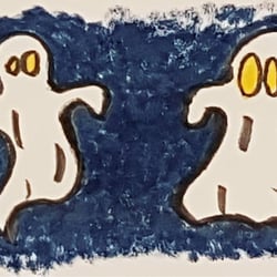Tag 22: Beim Inktober, wurden Geister gesichtet! Haben Sie welche gesehen?