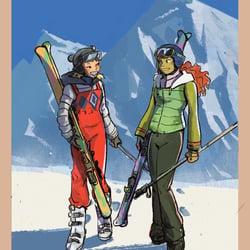 Skiing