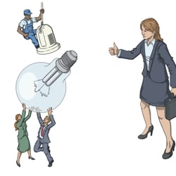 Illustrationen / Cartoons – Bereich Business to Business /B2B