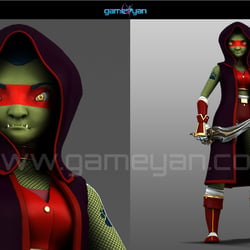 3D Lotha Creature Character Rigging