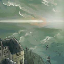Illustration – Königswinter Sommerfest – Siebengebirge und der Rhein
