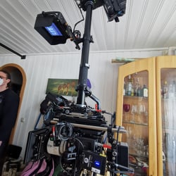 Steadicam Operator Kamera Setup Apollo Lens Low Mode