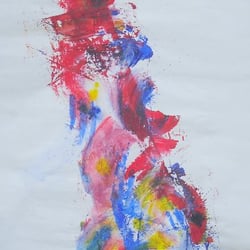 Untitled 300×150 cm Acrylic on canvas 2009