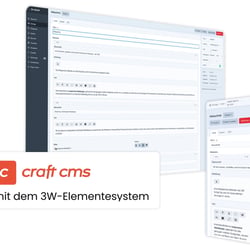Wir sind Craft CMS – Spezialisten und realisieren individuelle Websites und Webapplikationen mit dem Open Source Craft CMS.